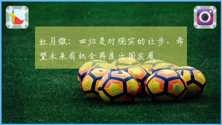 杜月徵：回归是对现实的让步，希望未来有机会再度出国发展